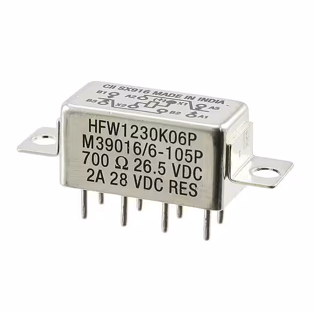 HFW1230K06P TE Connectivity Aerospace, Defense and Marine  Signal Relays Up to 2 Amps
